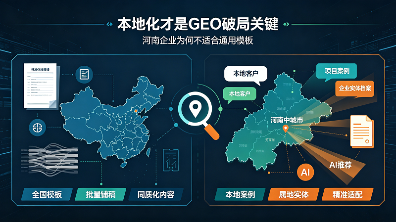 本地化才是 GEO 破局关键：为什么河南企业不适合全国通用模板方案