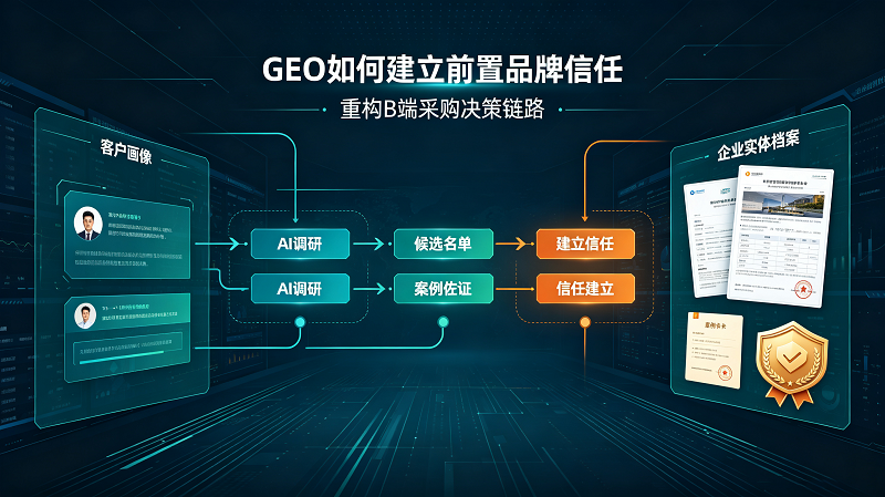 B 端采购决策链路重构：GEO 如何在客户选型前期建立品牌信任